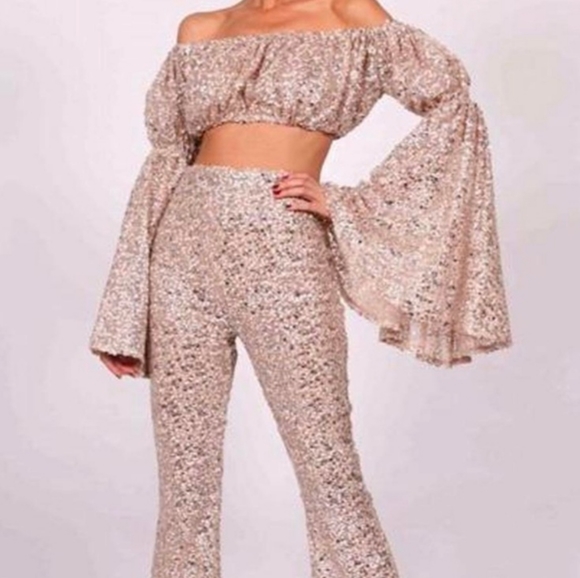 The Dolls House sequin top and flares - Picture 6 of 7